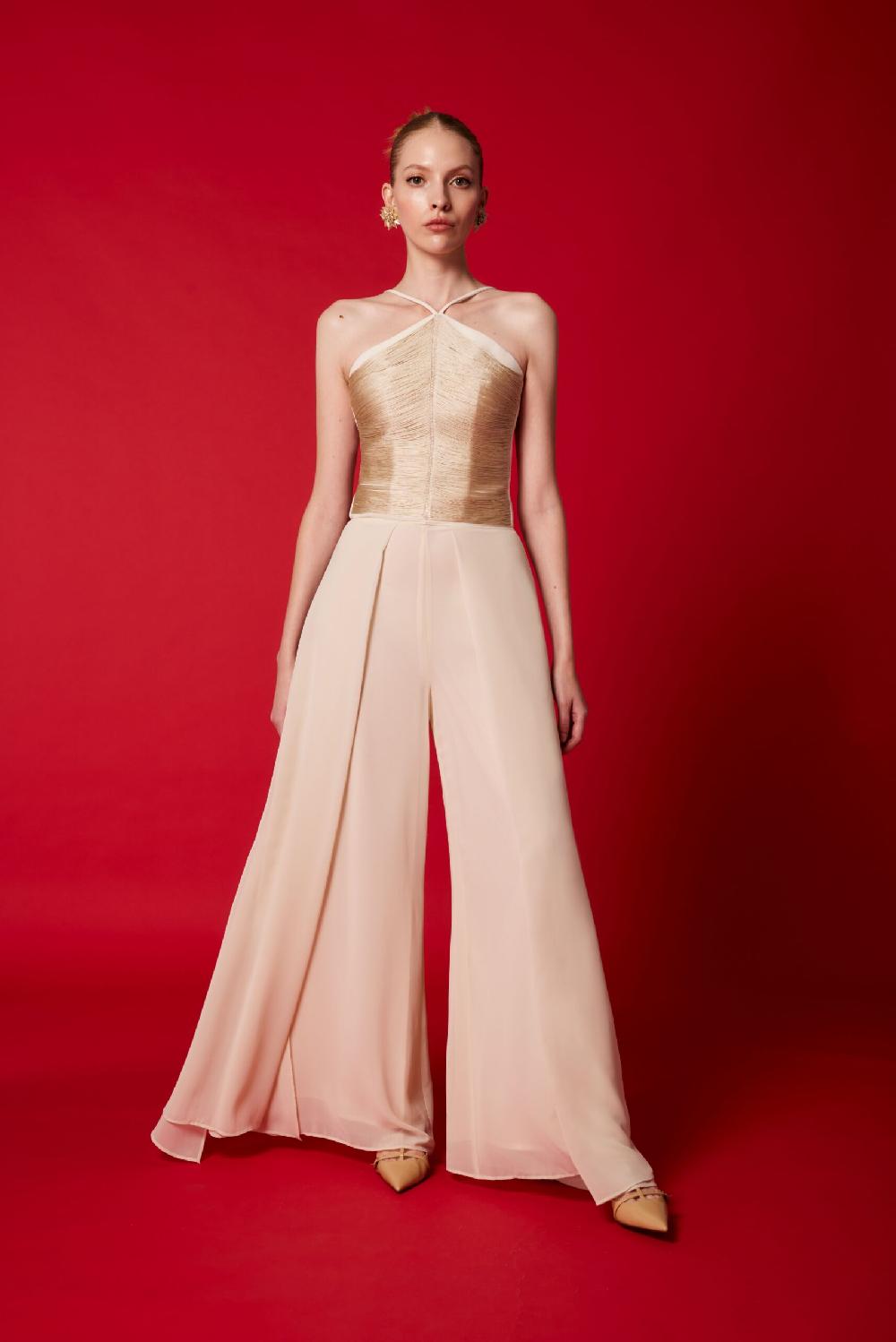 Carla ruiz Ref. 51571 Conjunto top pico pantalon