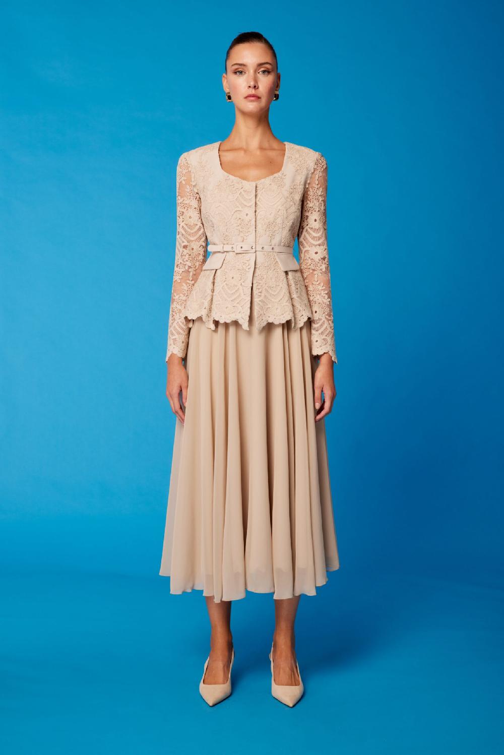 Carla Ruiz Ref. 51578 Vestido Falda De Gasa