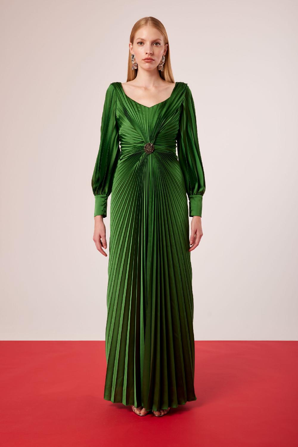 Carla Ruiz Ref. 51584 Vestido Madrina Plisado