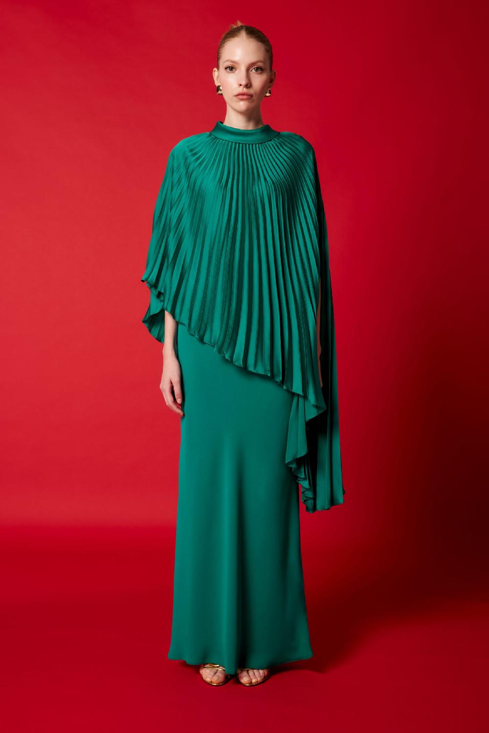 Carla Ruiz Ref. 51588 Conj.bluson Plisado Falda