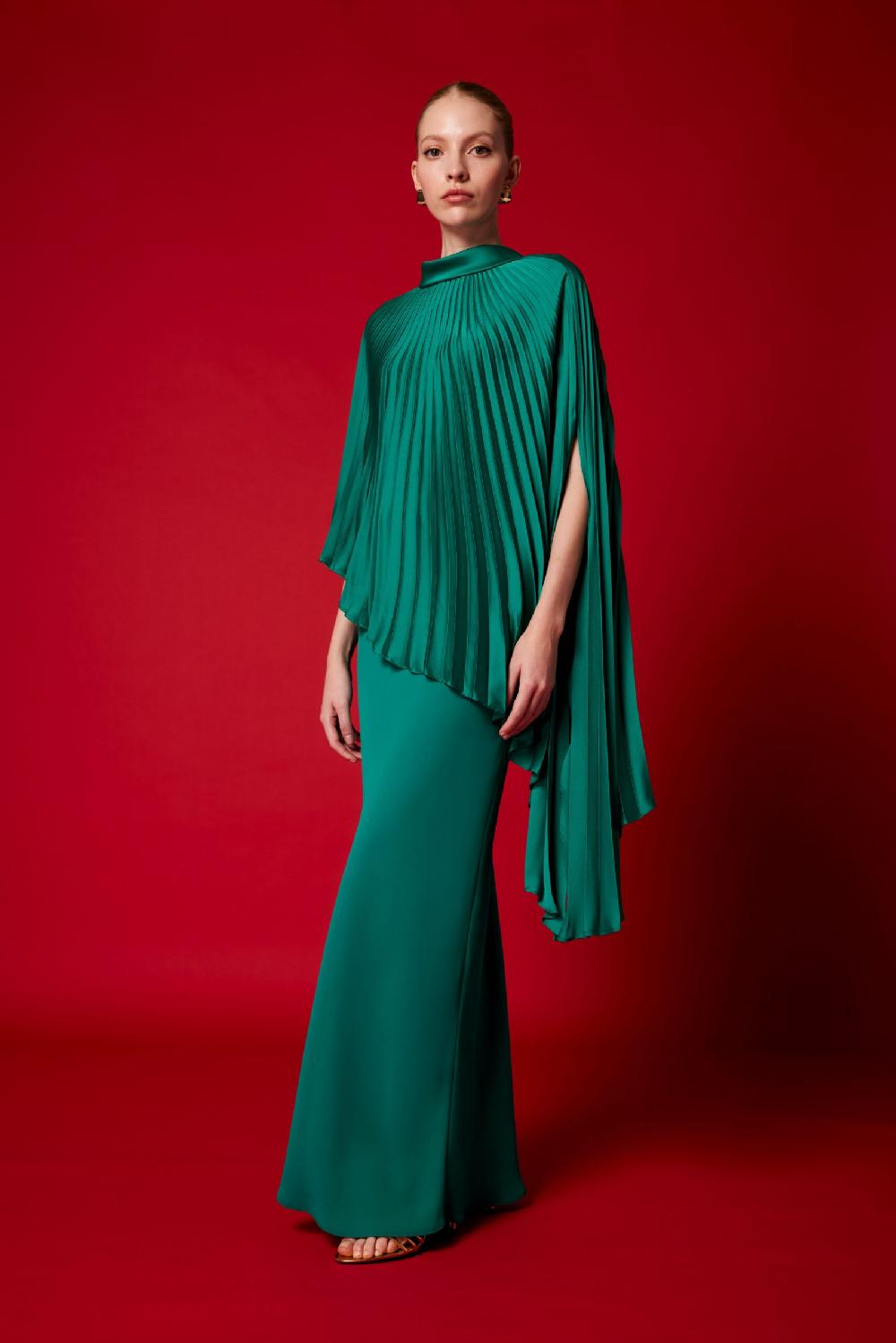 Carla ruiz Ref. 51588 Conj.bluson plisado falda