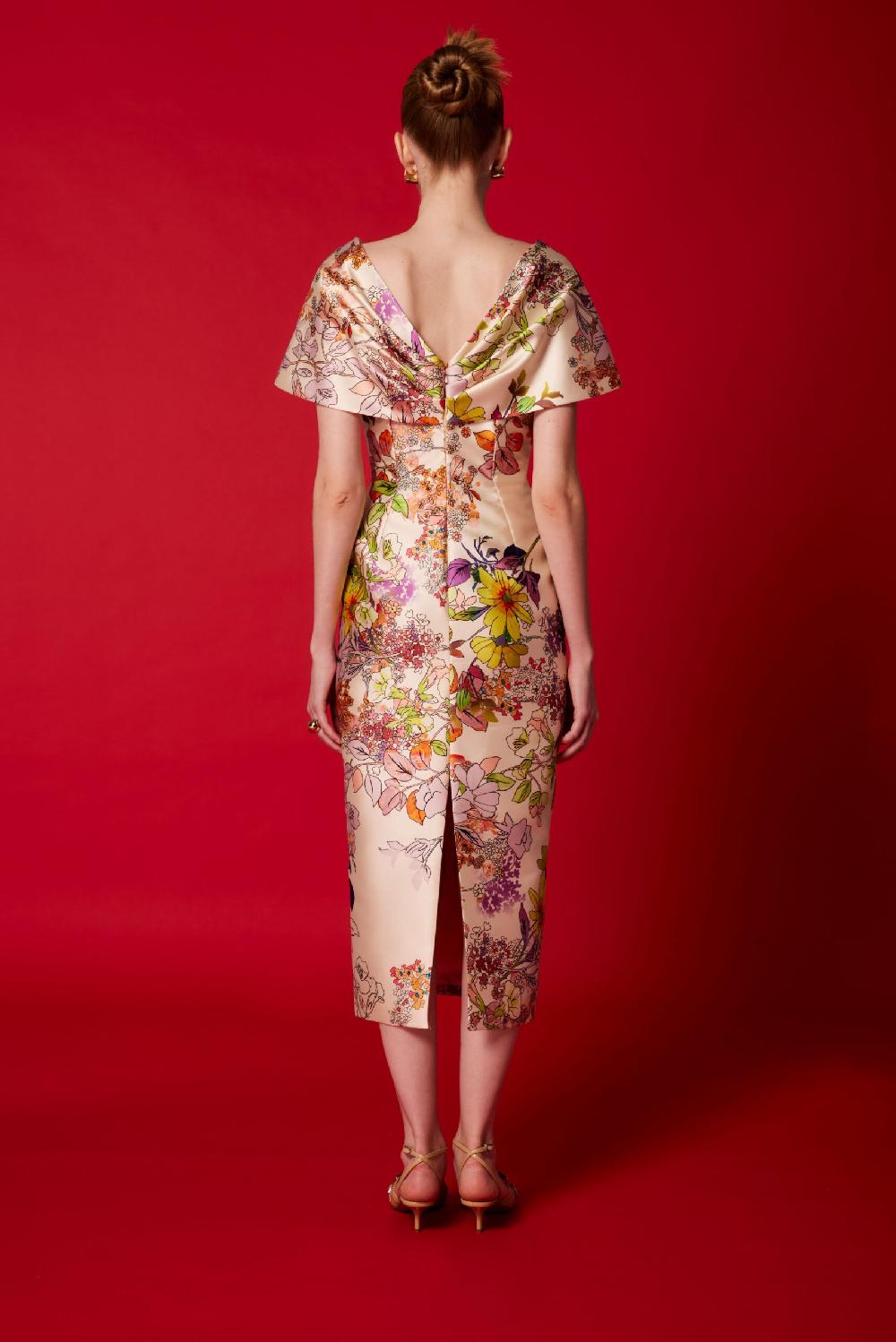 Carla Ruiz Ref. 51600 Vestido Midi Cuellos