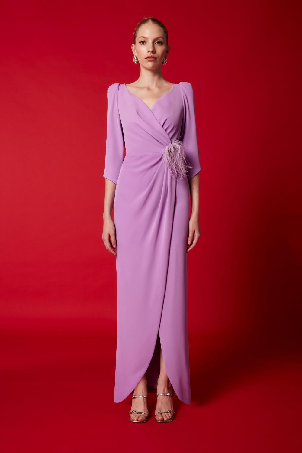 Carla Ruiz Ref. 51604 Vestido Madrina Broche Pl