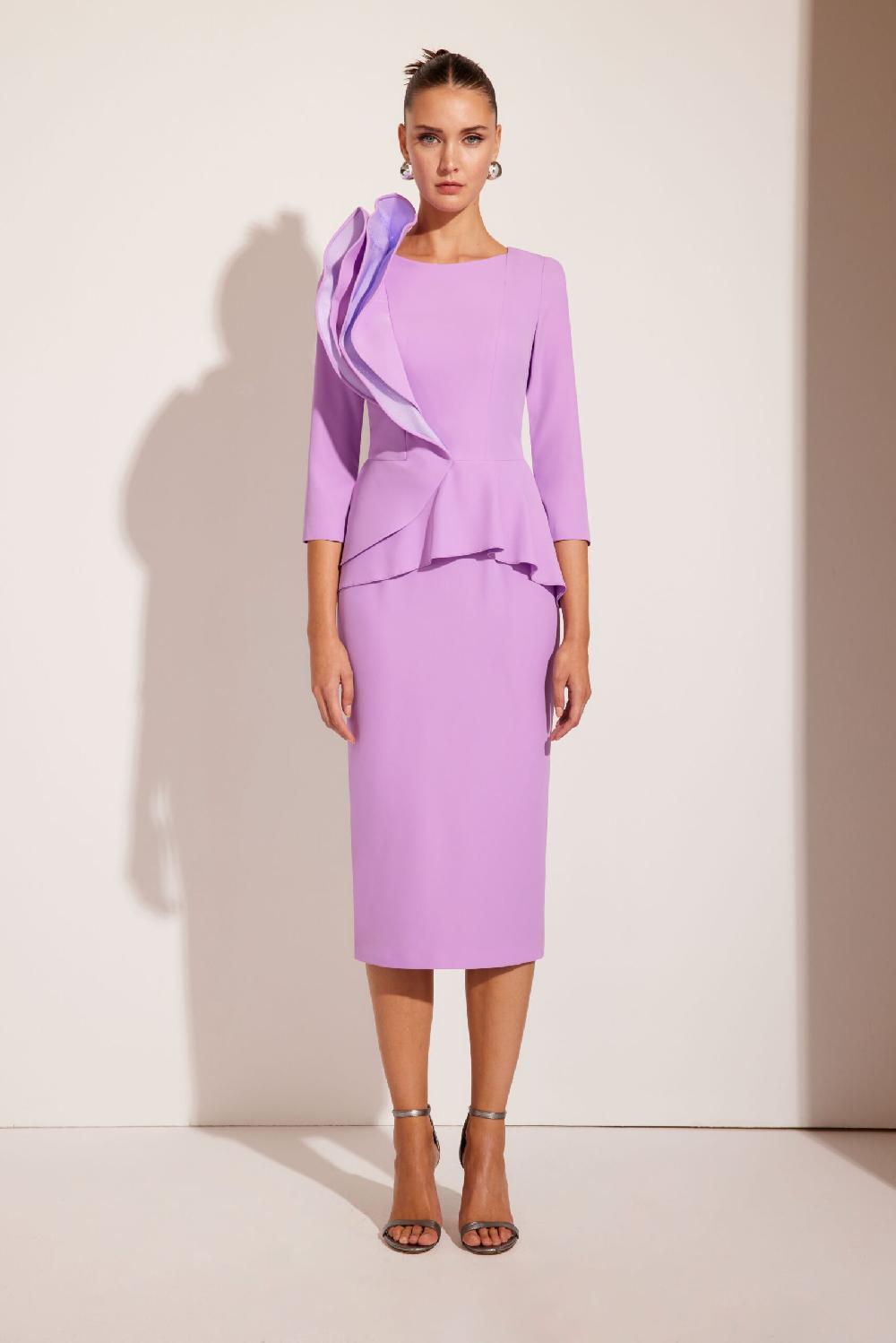 Carla Ruiz Ref. 51612 Vestido Cinta Sombrerera