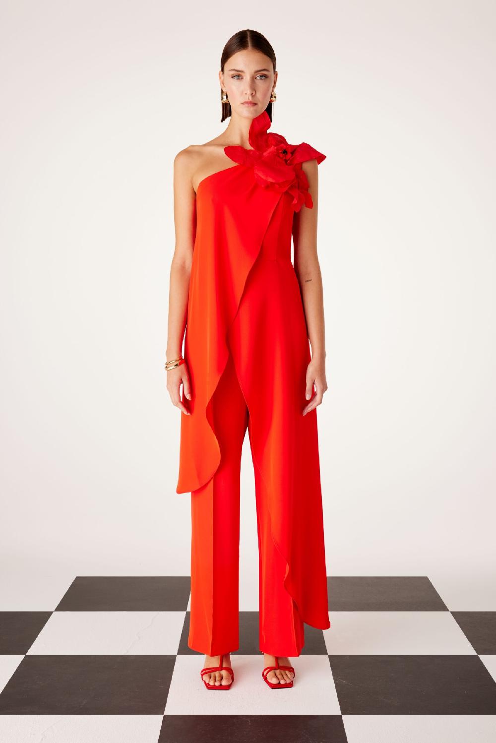 Carla Ruiz Ref. 51615 Mono Asimetrico Flor