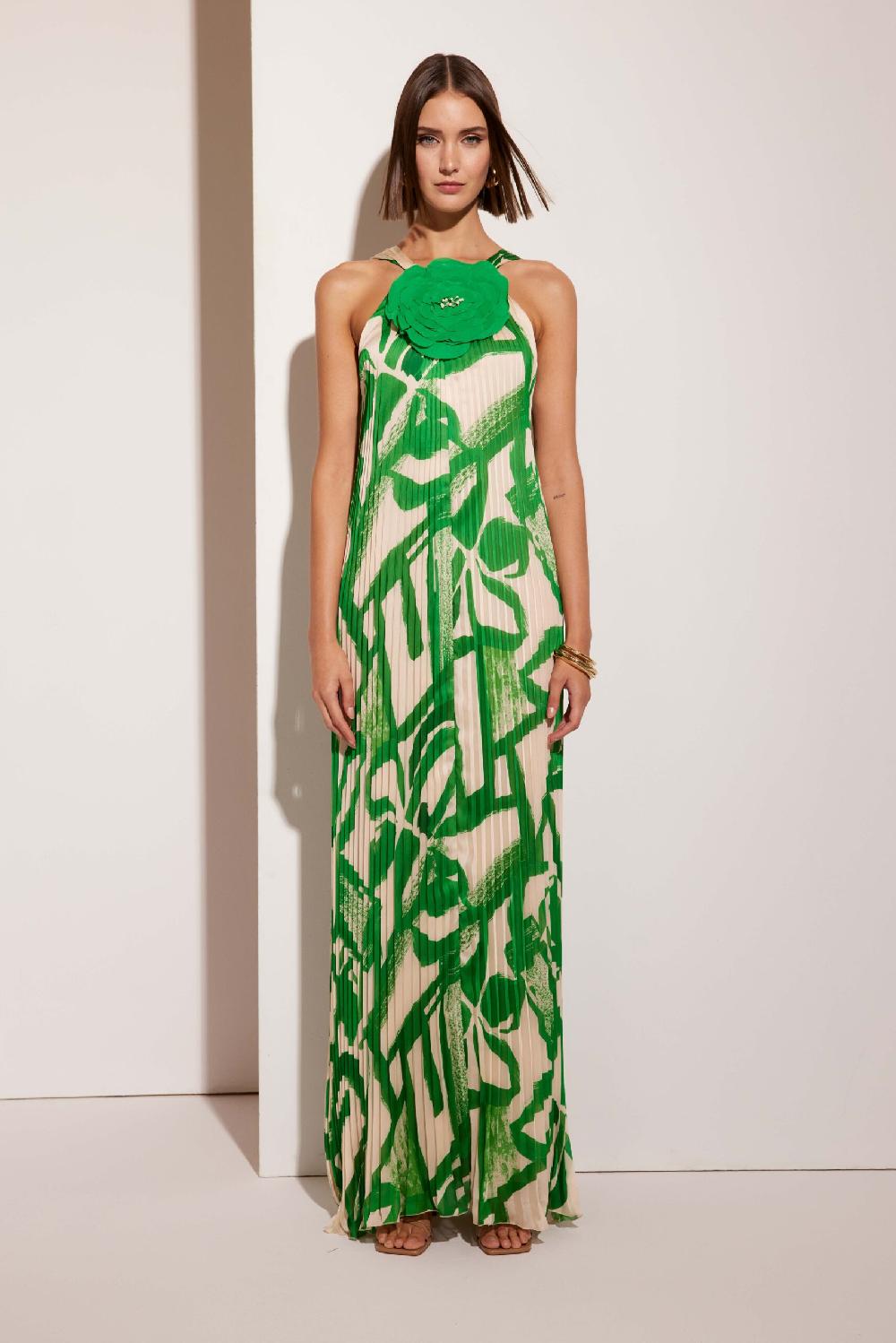 Carla Ruiz Ref. 51679 Vestido Largo Plisado