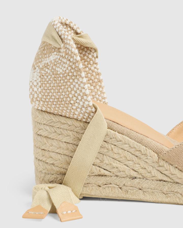 Castañer ALPARGATA BILINA SANDALIA SAND CUÑA MUJER | CASTAÑER – Castañer