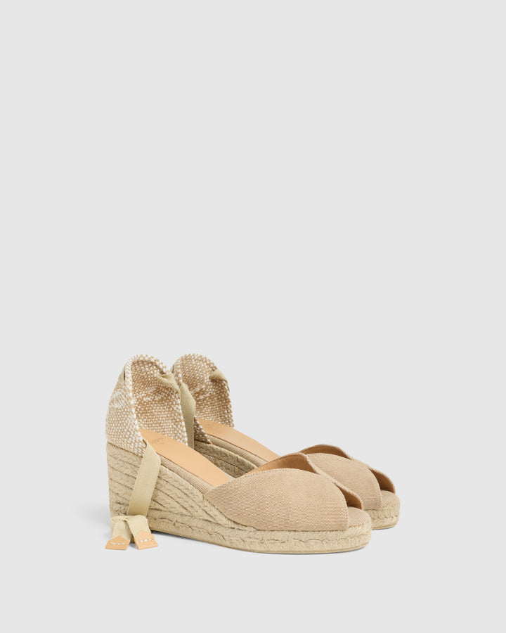 Castañer ALPARGATA BILINA SANDALIA SAND CUÑA MUJER | CASTAÑER – Castañer