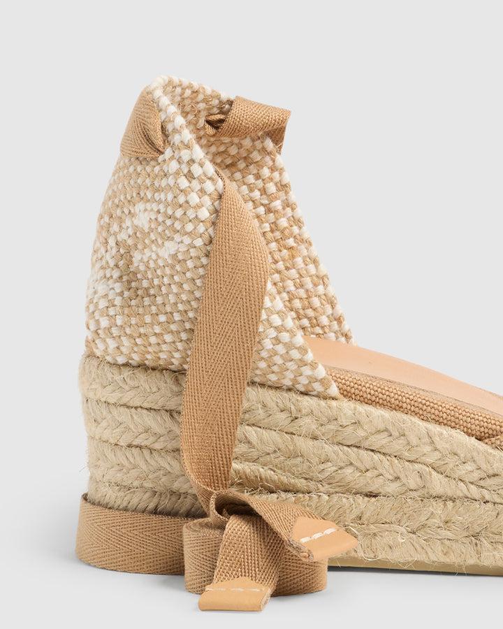 Castañer ALPARGATA CARINA PALA TALON TOSTADO CUÑA MUJER | CASTAÑER – Castañer