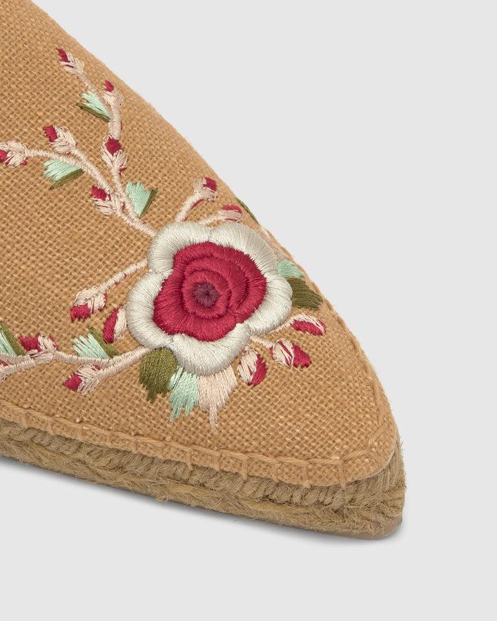 Castañer Alpargata De Mujer Estilo Babucha Con Plana De 2cm De Altura | Castañer