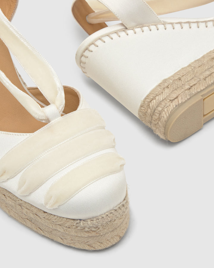 Castañer Alpargata De Mujer Estilo Embetada Con Cuña De 11cm De Altura | Castañer