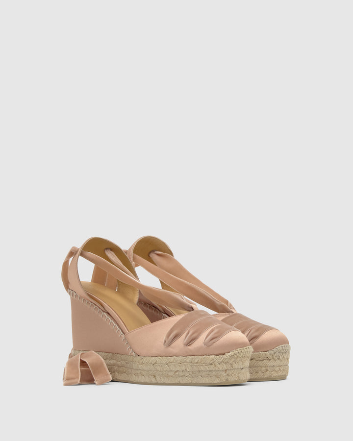 Castañer Alpargata De Mujer Estilo Embetada Con Cuña De 11cm De Altura | Castañer