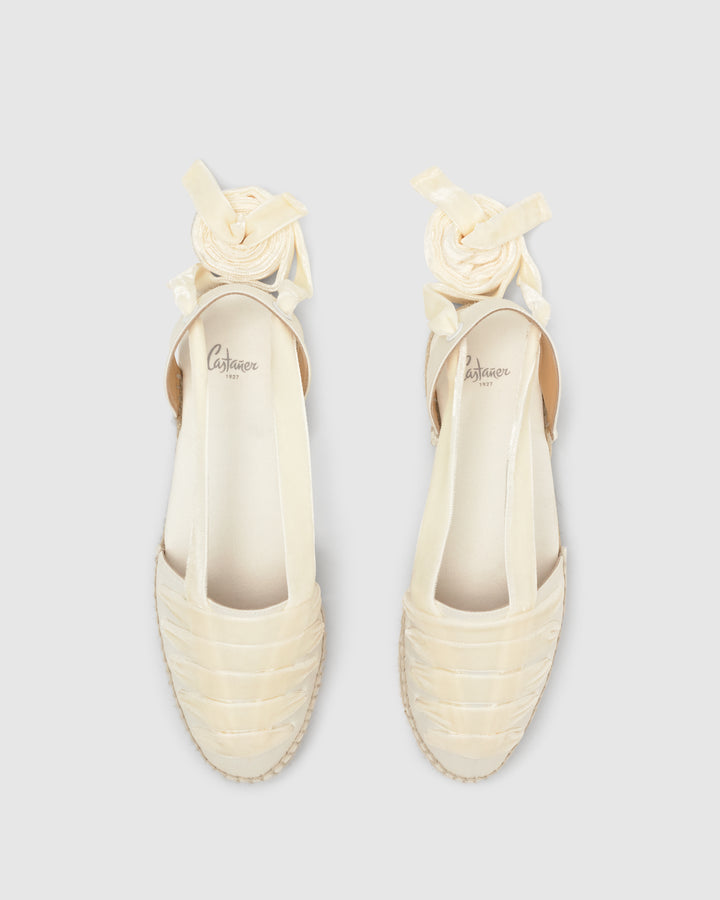 Castañer Alpargata De Mujer Estilo Embetada Con Plana De 2cm De Altura | Castañer