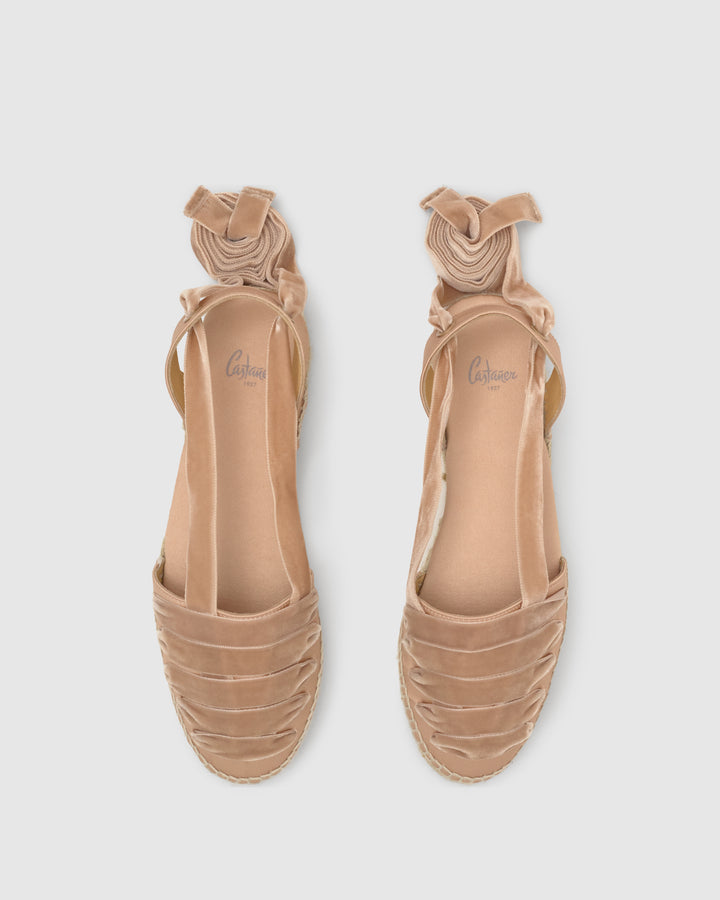 Castañer Alpargata De Mujer Estilo Embetada Con Plana De 2cm De Altura | Castañer