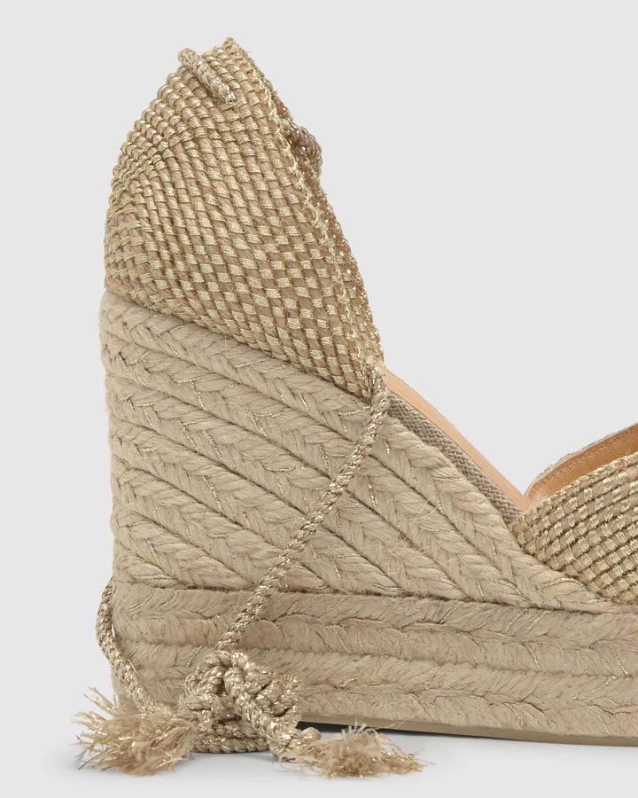 Castañer Alpargata De Mujer Estilo Pala Talon Con Cuña De 11cm De Altura | Castañer