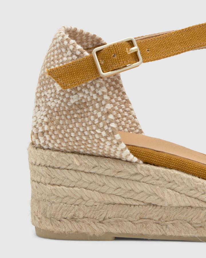 Castañer Alpargata De Mujer Estilo Pala Talon Con Cuña De 5cm De Altura | Castañer