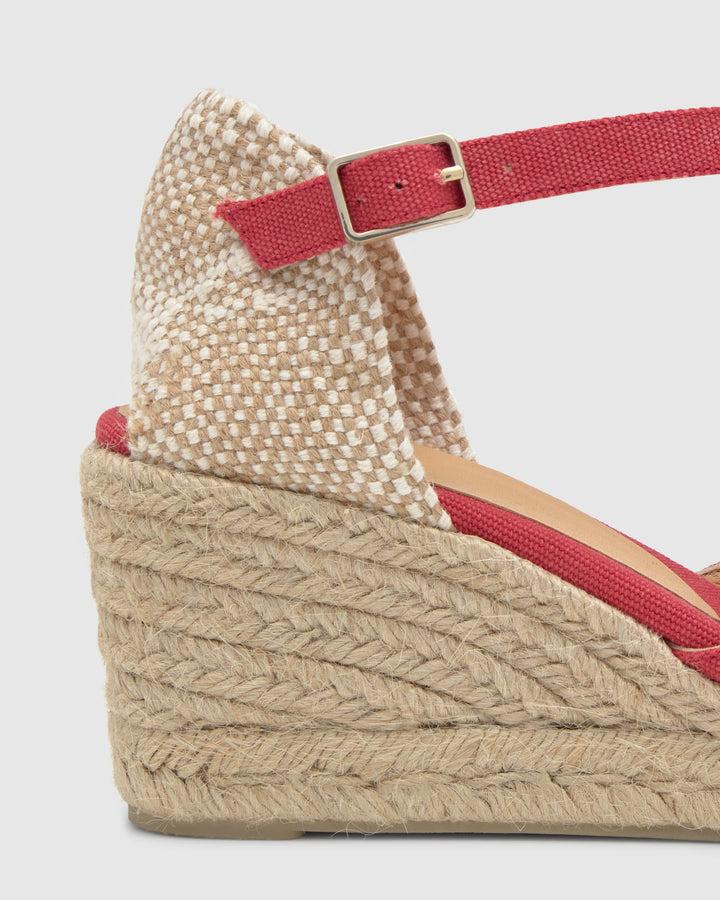 Castañer Alpargata De Mujer Estilo Pala Talon Con Cuña De 7cm De Altura | Castañer