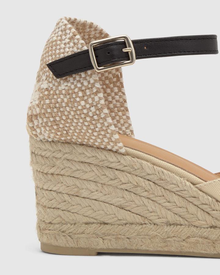 Castañer Alpargata De Mujer Estilo Pala Talon Con Cuña De 7cm De Altura | Castañer