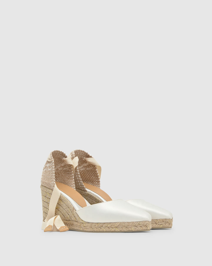 Castañer Alpargata De Mujer Estilo Pala Talon Con Cuña De 9cm De Altura | Castañer