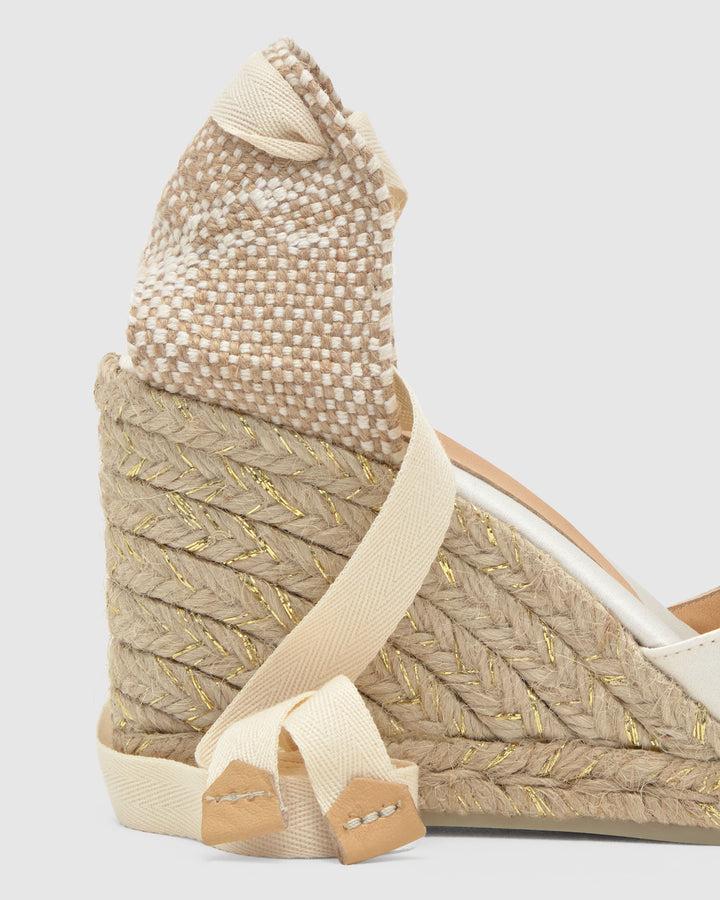 Castañer Alpargata De Mujer Estilo Pala Talon Con Cuña De 9cm De Altura | Castañer