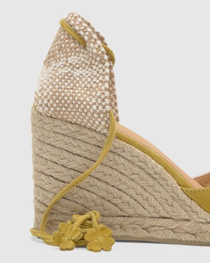 Castañer Alpargata De Mujer Estilo Pala Talon Con Cuña De 9cm De Altura | Castañer