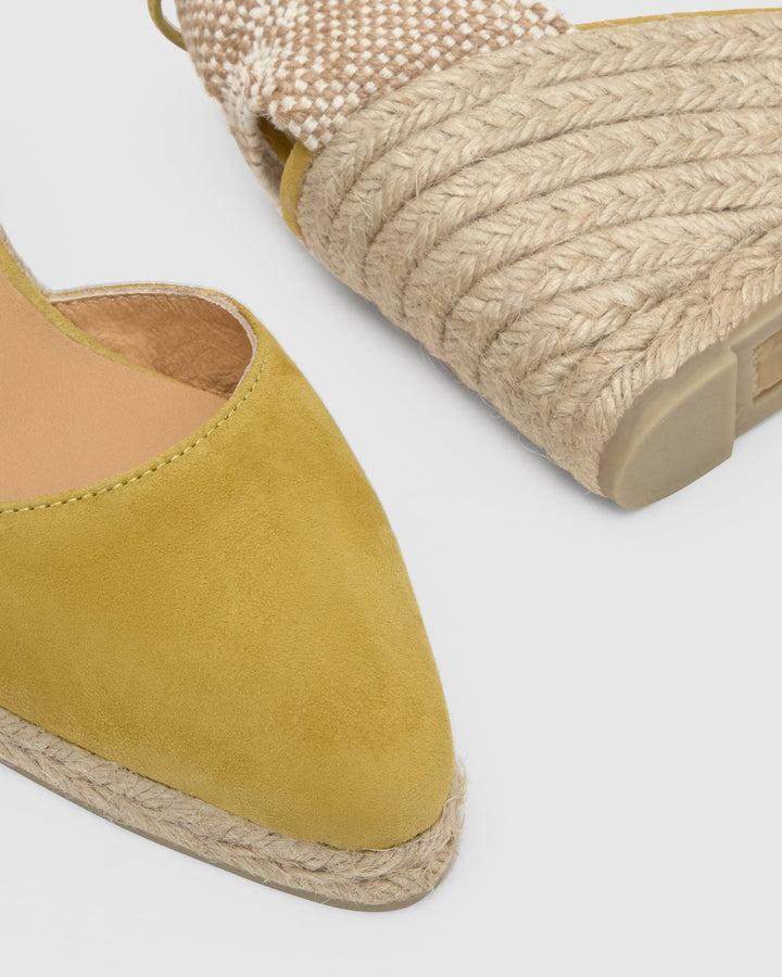 Castañer Alpargata De Mujer Estilo Pala Talon Con Cuña De 9cm De Altura | Castañer