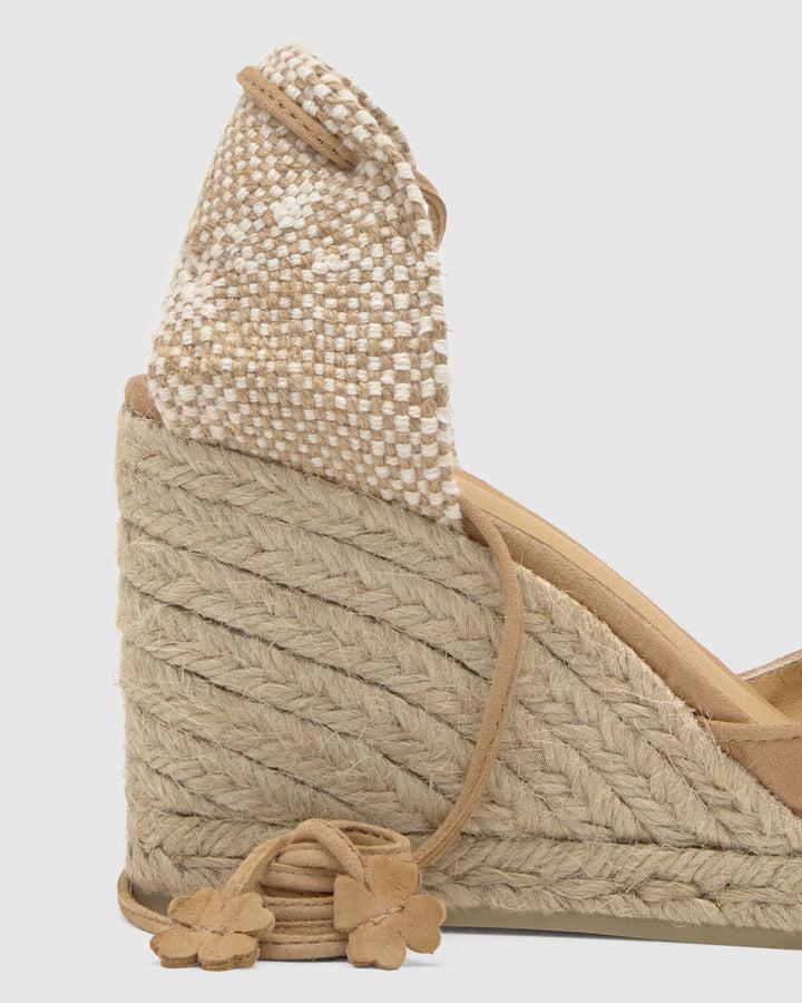 Castañer Alpargata De Mujer Estilo Pala Talon Con Cuña De 9cm De Altura | Castañer