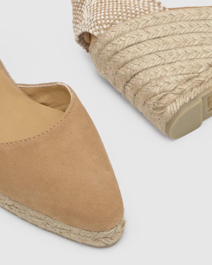 Castañer Alpargata De Mujer Estilo Pala Talon Con Cuña De 9cm De Altura | Castañer