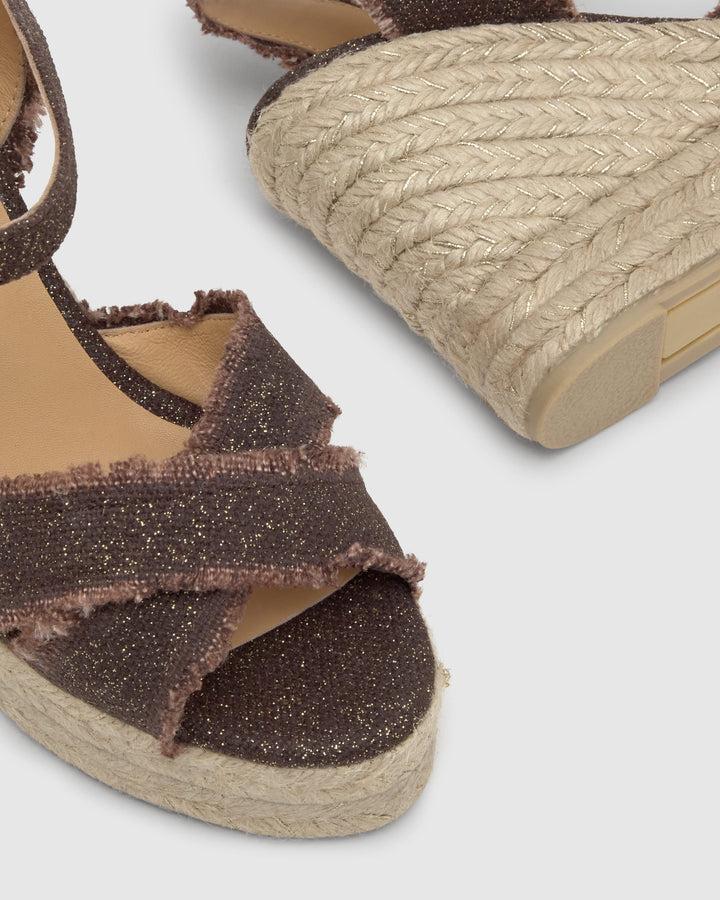 Castañer Alpargata De Mujer Estilo Sandalia Con Cuña De 11cm De Altura | Castañer