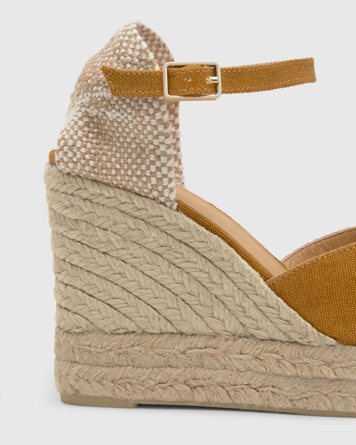 Castañer Alpargata De Mujer Estilo Sandalia Con Cuña De 11cm De Altura | Castañer