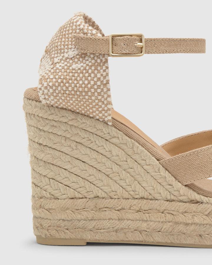 Castañer Alpargata De Mujer Estilo Sandalia Con Cuña De 11cm De Altura | Castañer