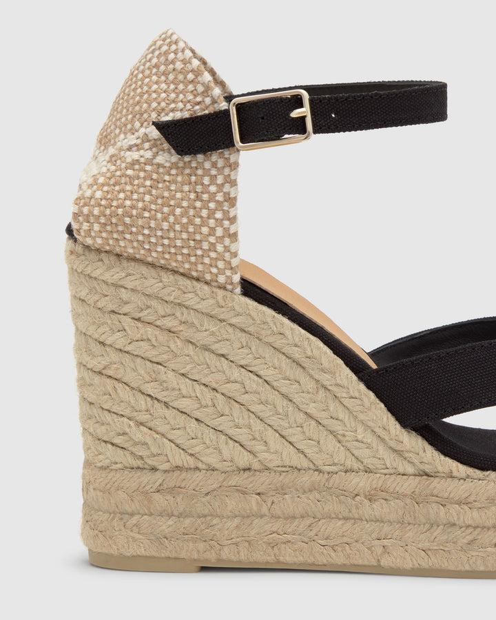 Castañer Alpargata De Mujer Estilo Sandalia Con Cuña De 11cm De Altura | Castañer