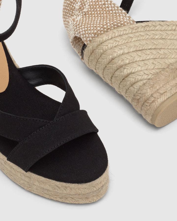 Castañer Alpargata De Mujer Estilo Sandalia Con Cuña De 11cm De Altura | Castañer