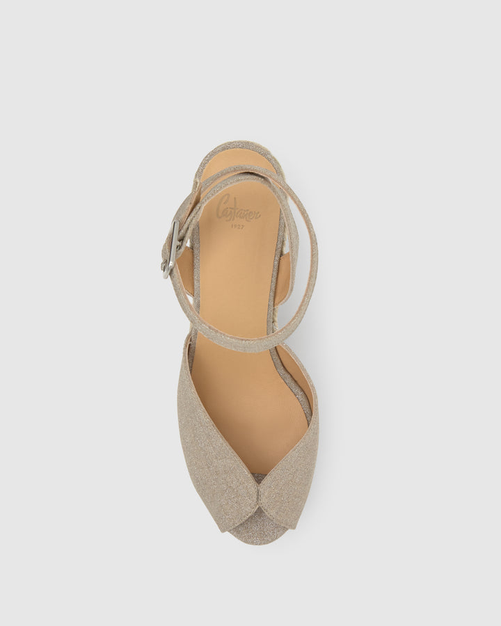 Castañer Alpargata De Mujer Estilo Sandalia Con Cuña De 11cm De Altura | Castañer