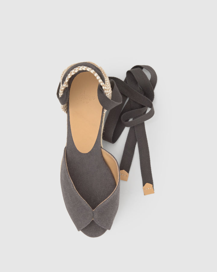 Castañer Alpargata De Mujer Estilo Sandalia Con Cuña De 7cm De Altura | Castañer