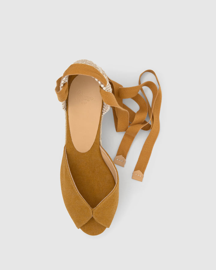 Castañer Alpargata De Mujer Estilo Sandalia Con Cuña De 7cm De Altura | Castañer