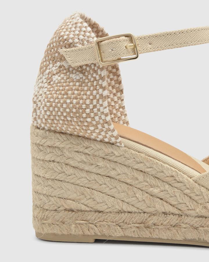 Castañer Alpargata De Mujer Estilo Sandalia Con Cuña De 7cm De Altura | Castañer