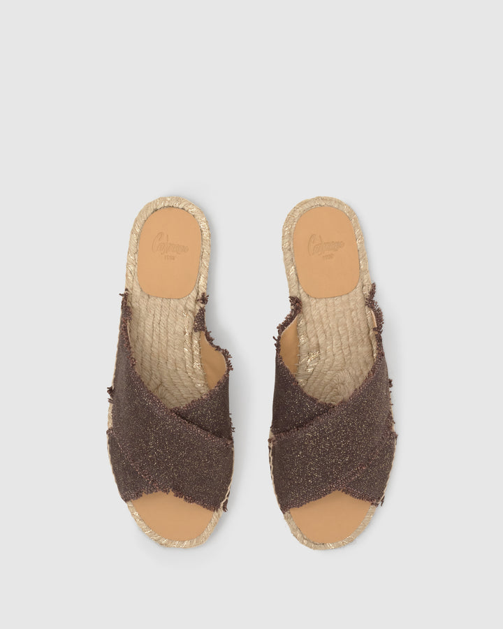 Castañer Alpargata De Mujer Estilo Sandalia Con Plana De 2cm De Altura | Castañer