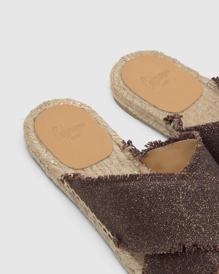 Castañer Alpargata De Mujer Estilo Sandalia Con Plana De 2cm De Altura | Castañer