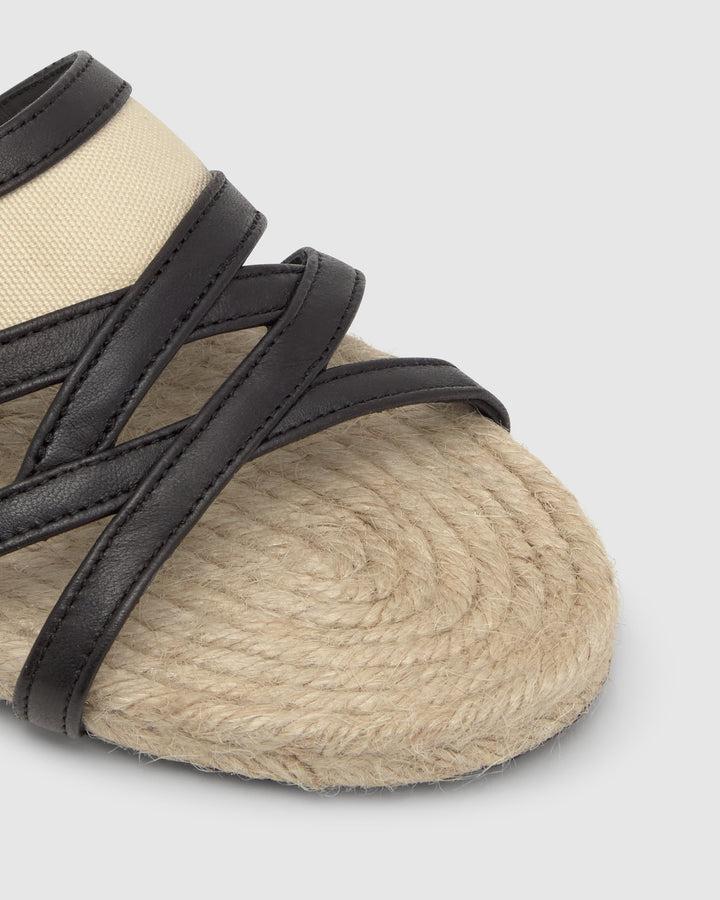 Castañer Alpargata De Mujer Estilo Sandalia Con Plana De 2cm De Altura | Castañer