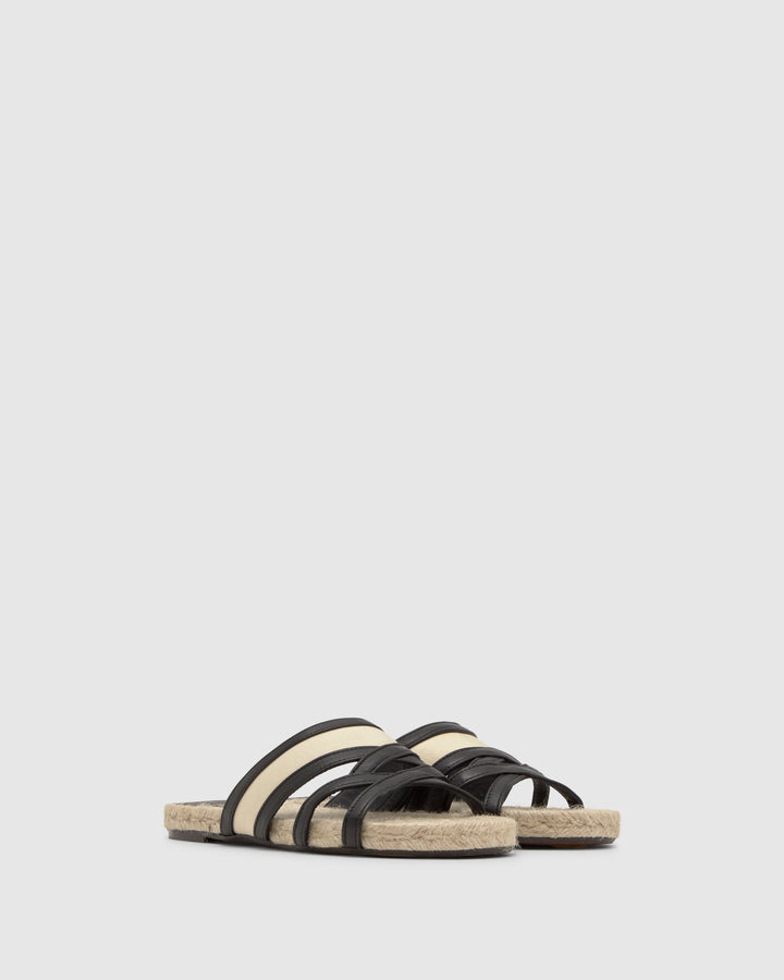 Castañer Alpargata de Mujer estilo Sandalia con Plana de 2cm de altura | Castañer