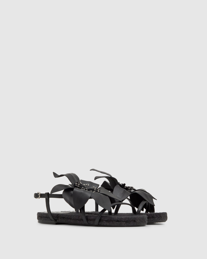 Castañer Alpargata de Mujer estilo Sandalia con Plana de 2cm de altura | Castañer