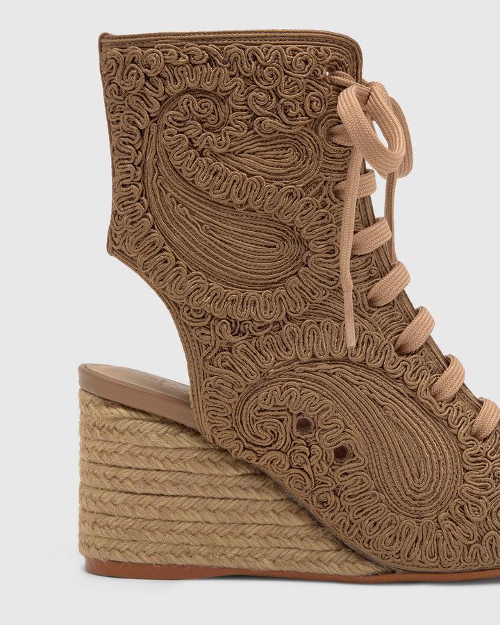 Castañer Calzado De Mujer Estilo Botín Con Bloque De 8cm De Altura | Castañer