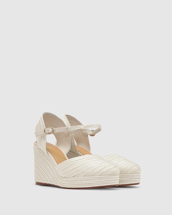 Castañer Calzado De Mujer Estilo Pala Talon Con Bloque De 9cm De Altura | Castañer