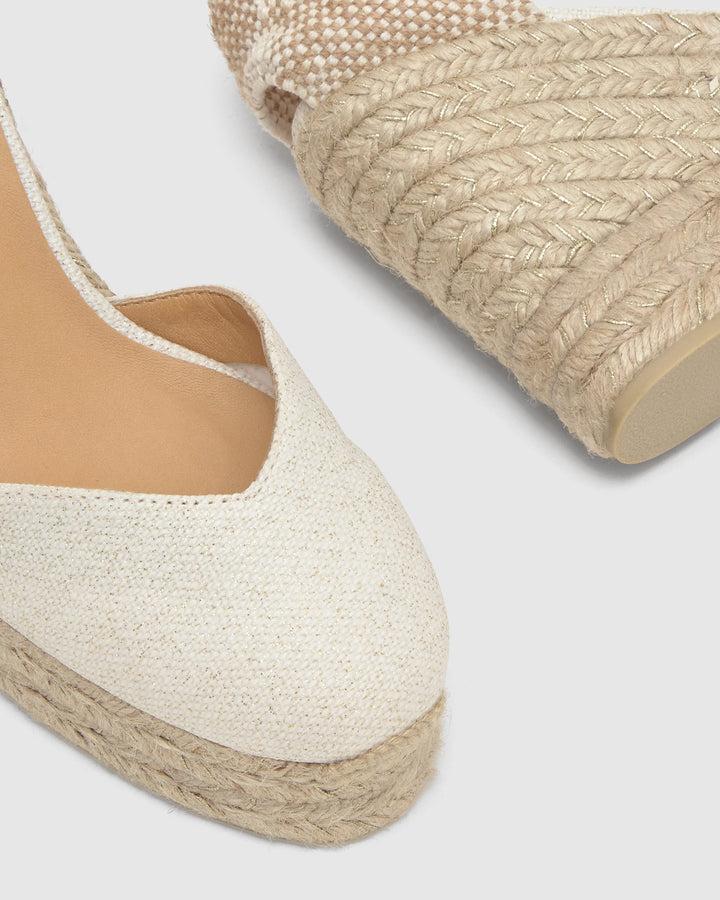 Castañer Calzado De Mujer Estilo Pala Talon Con Cuña De 11cm De Altura | Castañer