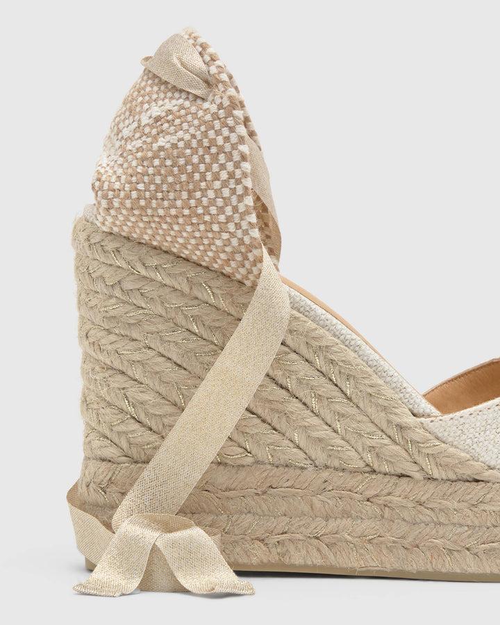 Castañer Calzado De Mujer Estilo Pala Talon Con Cuña De 11cm De Altura | Castañer