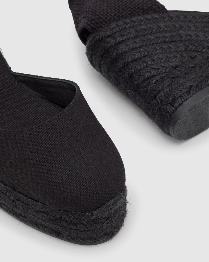 Castañer Calzado De Mujer Estilo Pala Talon Con Cuña De 11cm De Altura | Castañer