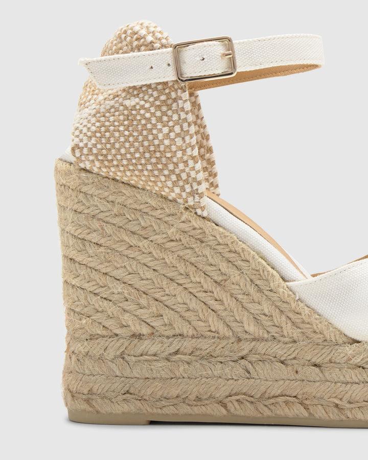 Castañer Calzado De Mujer Estilo Pala Talon Con Cuña De 11cm De Altura | Castañer