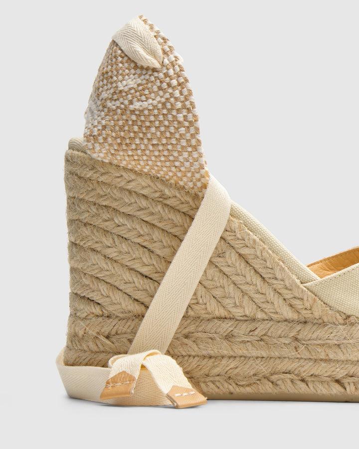 Castañer Calzado De Mujer Estilo Pala Talon Con Cuña De 11cm De Altura | Castañer