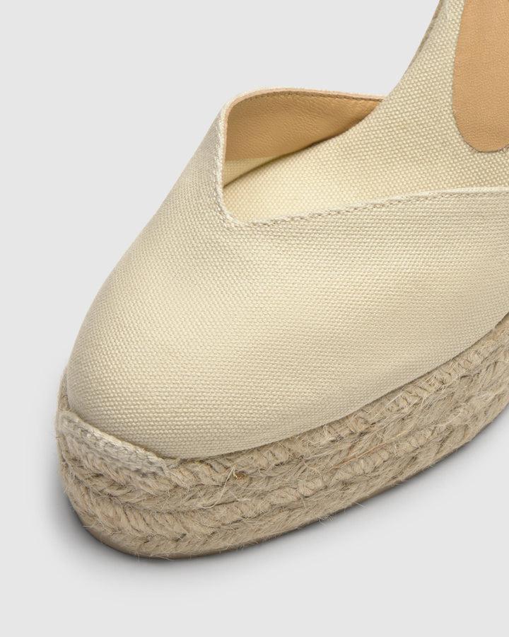 Castañer Calzado De Mujer Estilo Pala Talon Con Cuña De 11cm De Altura | Castañer